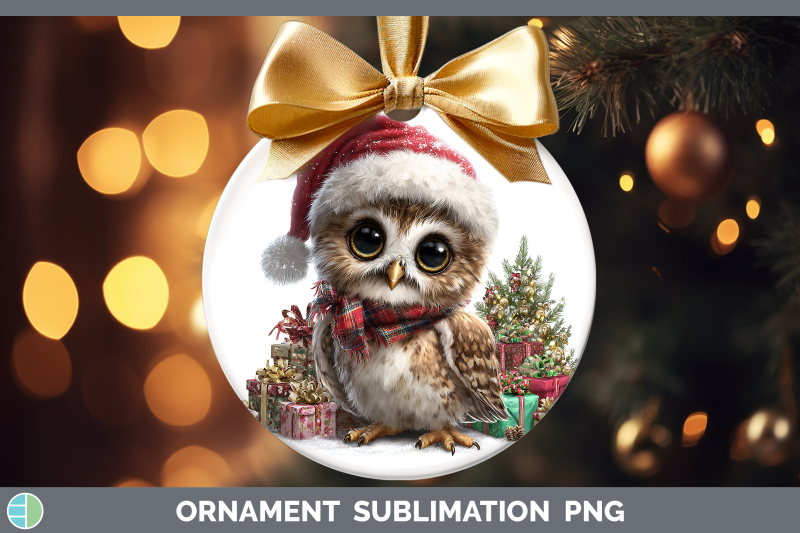 owl-ornament-christmas-santa-hat-sublimation-bauble-designs