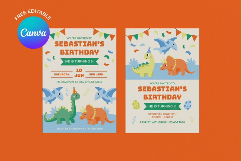 dinosaur-birthday-invitation