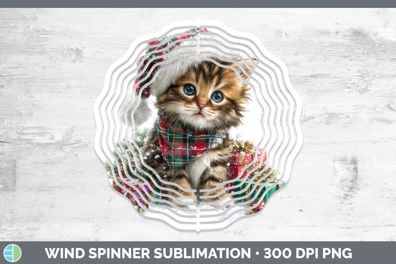 kitten-wind-spinner-christmas-santa-hat-sublimation-spinner