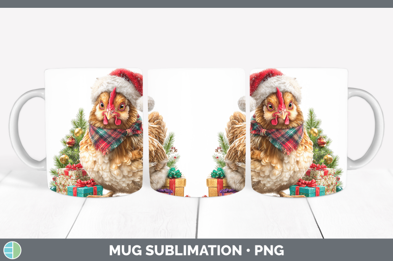 chicken-mug-wrap-christmas-santa-hat-sublimation-coffee-cup
