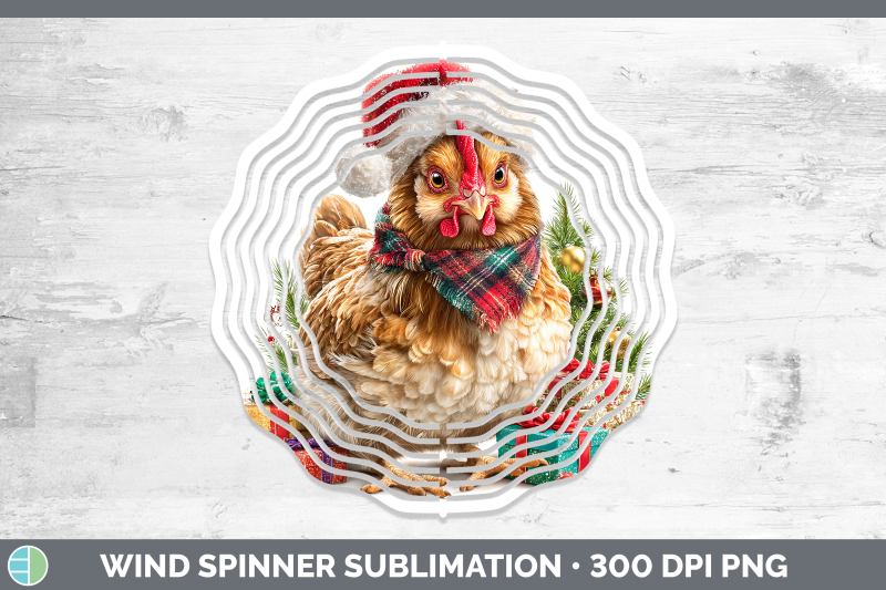chicken-wind-spinner-christmas-santa-hat-sublimation-spinner