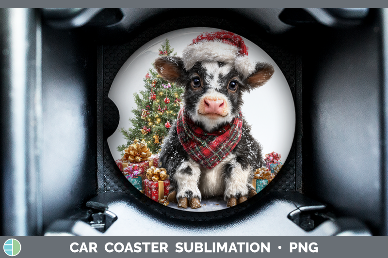 cow-car-coaster-christmas-santa-hat-sublimation-drink-mat-de