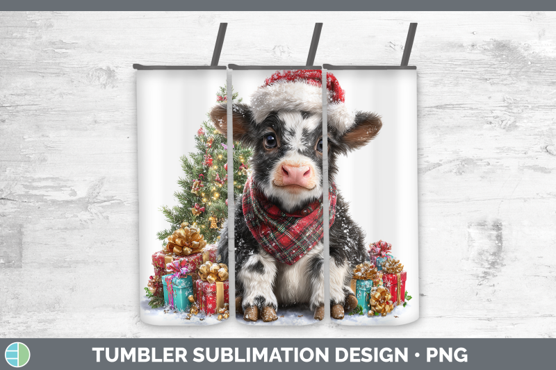 cow-tumbler-christmas-santa-hat-sublimation-20-oz-skinny-tum