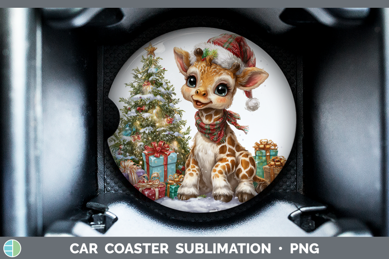 giraffe-car-coaster-christmas-santa-hat-sublimation-drink-ma
