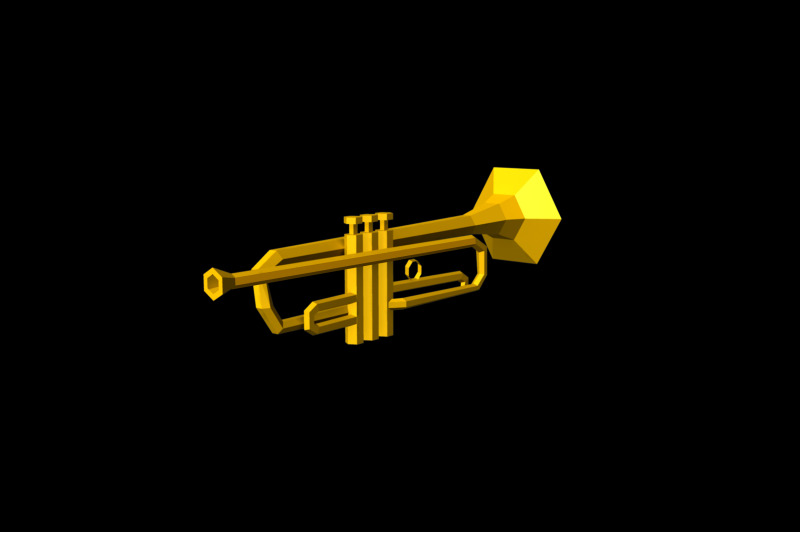 trumpet-3d-papercraft