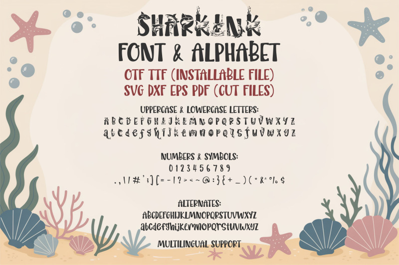 shark-font-ocean-font-svg-otf-dxf-summer-alphabet-sharkink