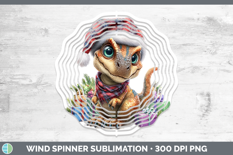 dinosaur-wind-spinner-christmas-santa-hat-sublimation-spinne