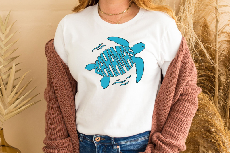 bahamas-word-art-in-a-sea-turtle-shape-svg-cut-file