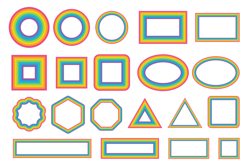 rainbows-and-clouds-clip-art-set