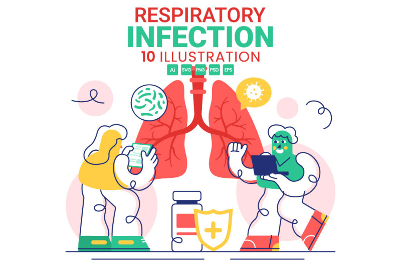 10-respiratory-infection-illustration