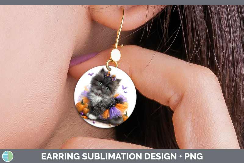 angora-cat-round-earrings-cats-halloween-sublimation-earring