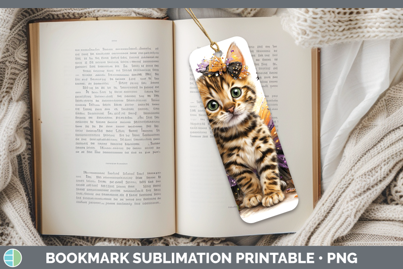 bengal-cat-bookmark-cats-halloween-sublimation-printable-des