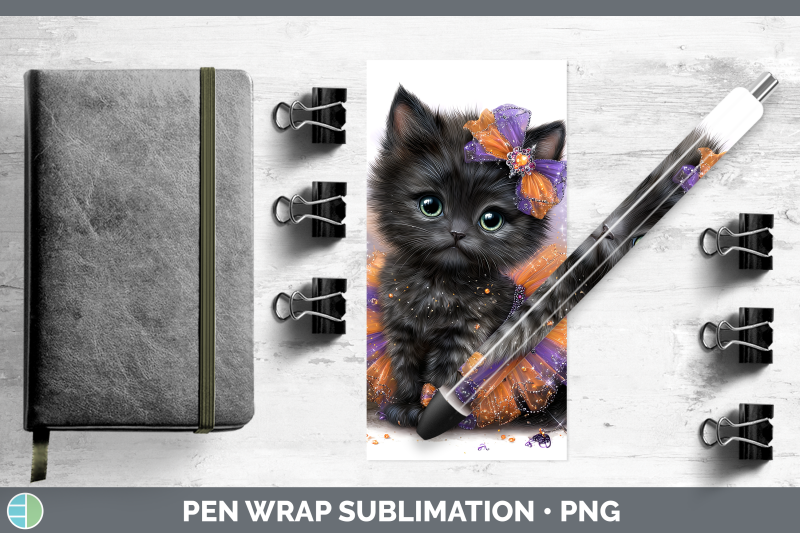 black-cat-pen-wrap-cats-halloween-sublimation-pen-designs