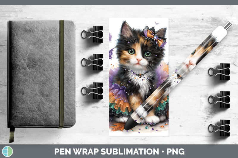 calico-cat-pen-wrap-cats-halloween-sublimation-pen-designs