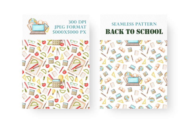 back-to-school-watercolor-seamless-patterns-digital-paper-school