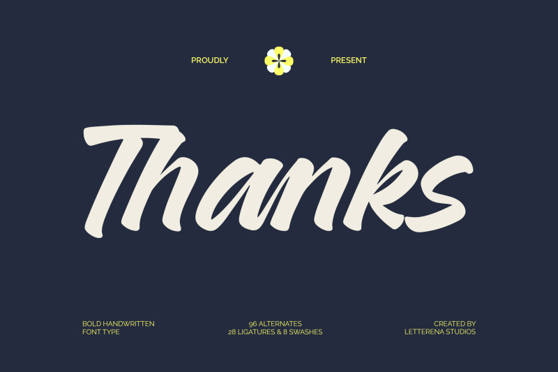 geralty-retturn-bold-handwritten-font-type