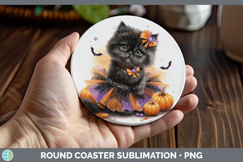persian-cat-round-coaster-cats-halloween-sublimation-coaster