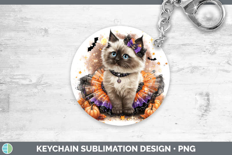 ragdoll-cat-keychain-cats-halloween-sublimation-keyring-desi