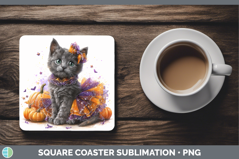 russian-blue-cat-square-coaster-cats-halloween-sublimation-d