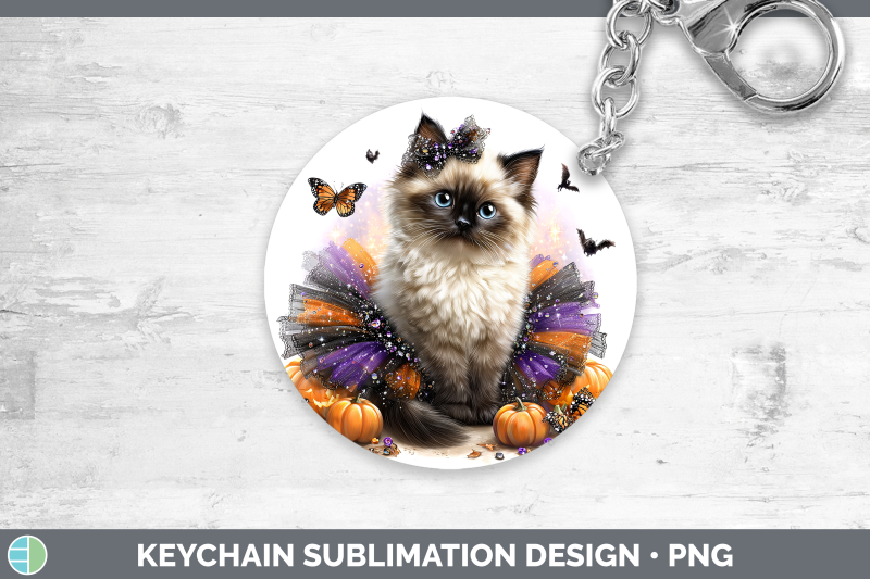 birman-cat-keychain-cats-halloween-sublimation-keyring-desig