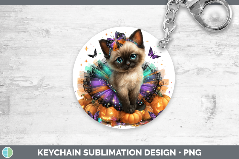 siamese-cat-keychain-cats-halloween-sublimation-keyring-desi