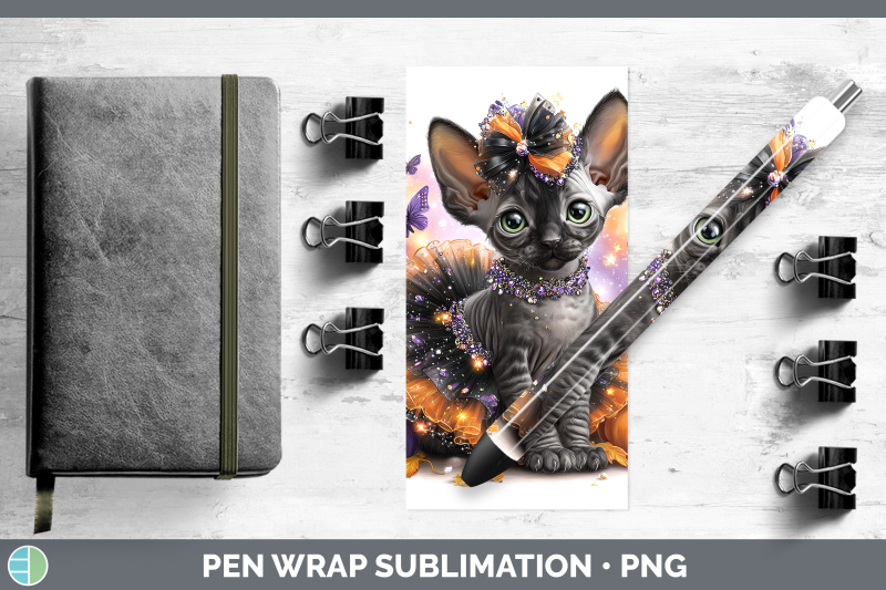 sphynx-cat-pen-wrap-cats-halloween-sublimation-pen-designs