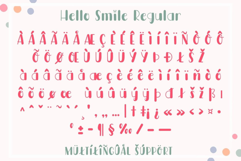 hello-smile-font