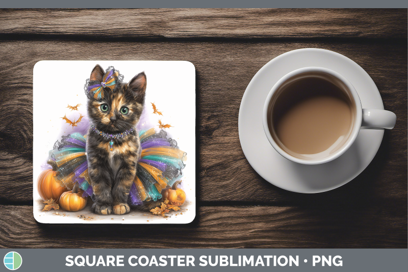 tortoiseshell-cat-square-coaster-cats-halloween-sublimation
