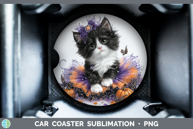 tuxedo-cat-car-coaster-cats-halloween-sublimation-drink-mat