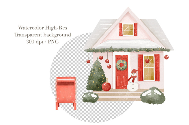 watercolor-winter-christmas-home-clipart