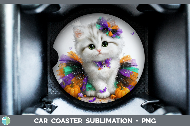 white-cat-car-coaster-cats-halloween-sublimation-drink-mat-d