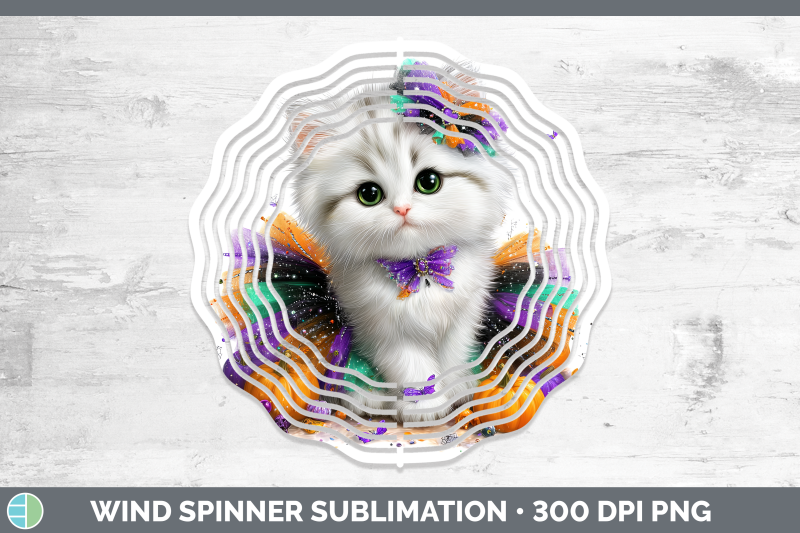 white-cat-wind-spinner-cats-halloween-sublimation-spinner-de