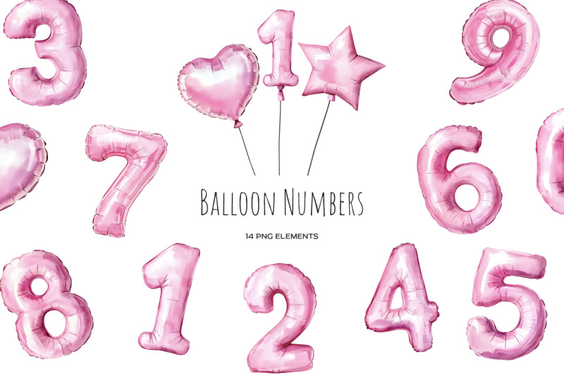 watercolor-balloon-numbers-clipart-pink-0-9-balloon-digits-birthday-dates-balloon-foil-number-pink-balloon