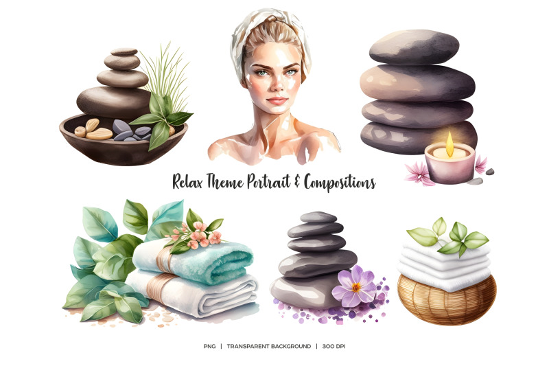 watercolor-spa-clipart-relax-clip-art-spa-time-massage-png