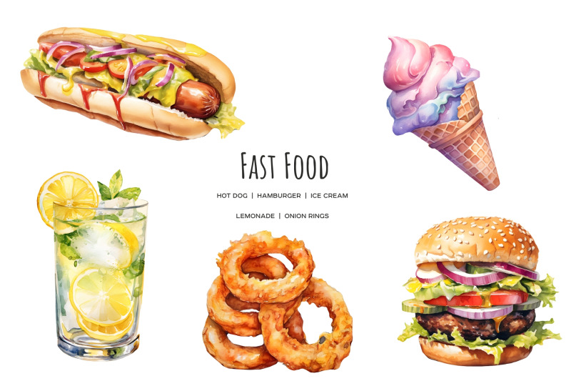 watercolor-fast-food-clipart-street-food-15-png-pizza-hamburger