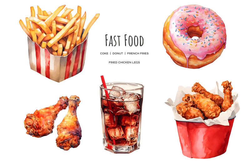 watercolor-fast-food-clipart-street-food-15-png-pizza-hamburger