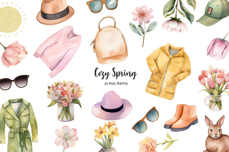 watercolor-spring-clipart-spring-mood-clip-art-seasonal-bundle-sprin