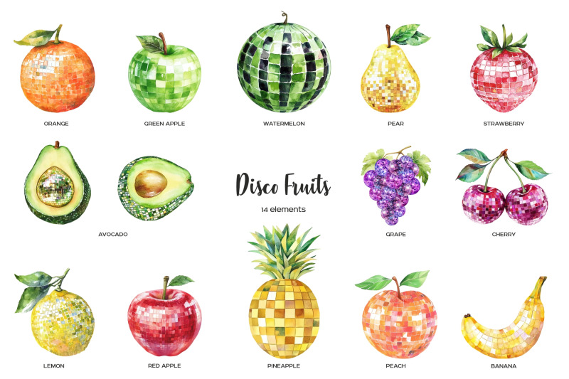 watercolor-fruits-disco-ball-clipart-14-rainbow-disco-balls