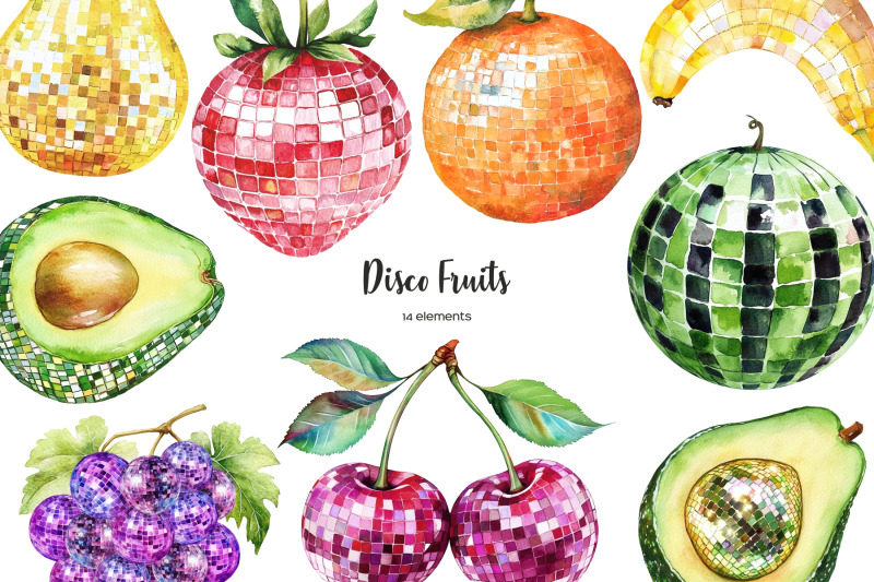 watercolor-fruits-disco-ball-clipart-14-rainbow-disco-balls
