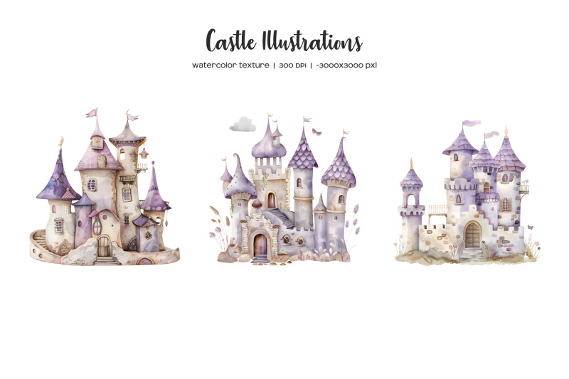 watercolor-purple-castles-clipart-fairytale-princess-castles-png