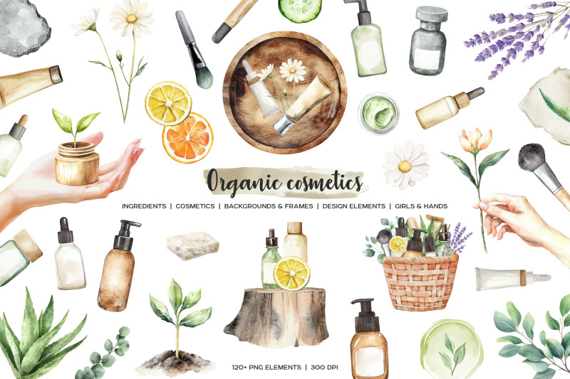 watercolor-organic-cosmetic-clipart-natural-cosmetics-eco-skin-care