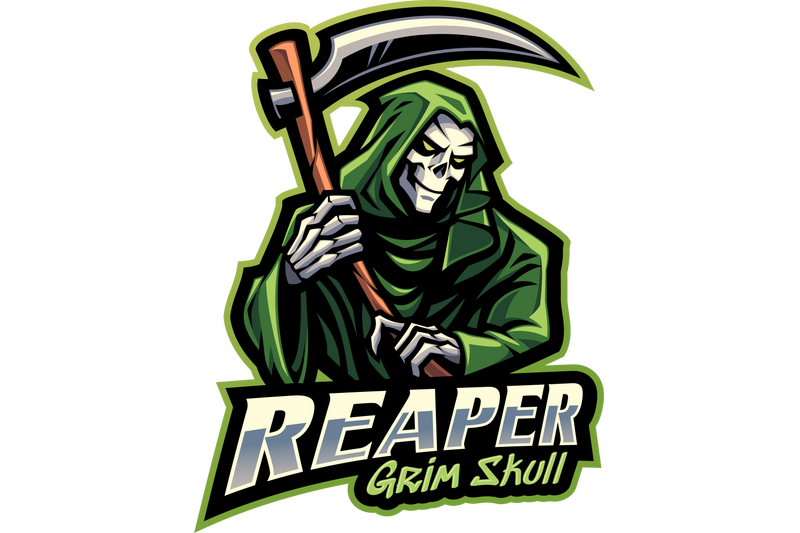 reaper-grimskull-esport-mascot-logo-design