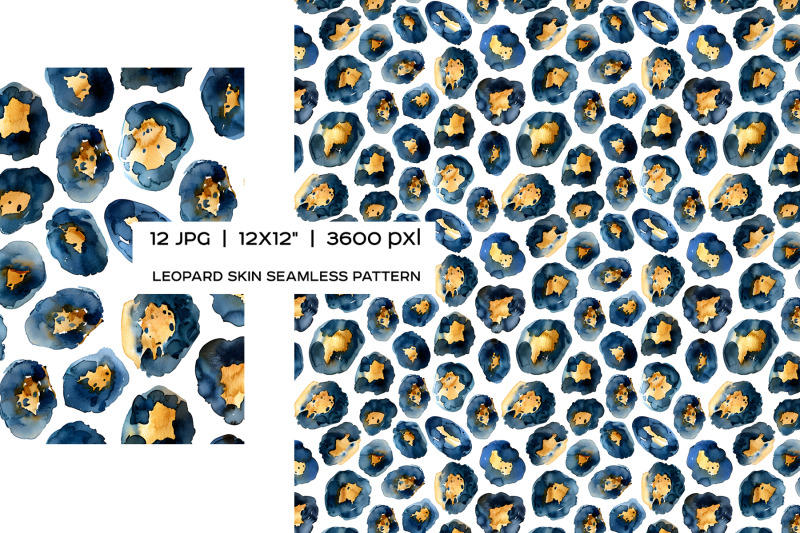 watercolor-classic-leopard-pattern-black-and-orange-leopard-seamless