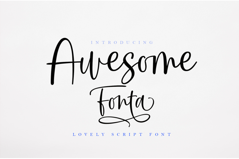 awesome-script-font-duo