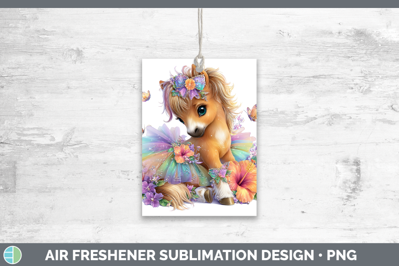 horse-air-freshener-farm-rainbow-summer-sublimation-car-scen