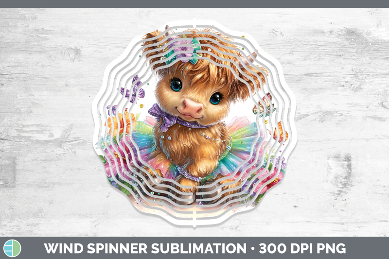 highland-cow-wind-spinner-farm-rainbow-summer-sublimation-sp