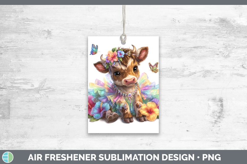 bull-air-freshener-farm-rainbow-summer-sublimation-car-scent