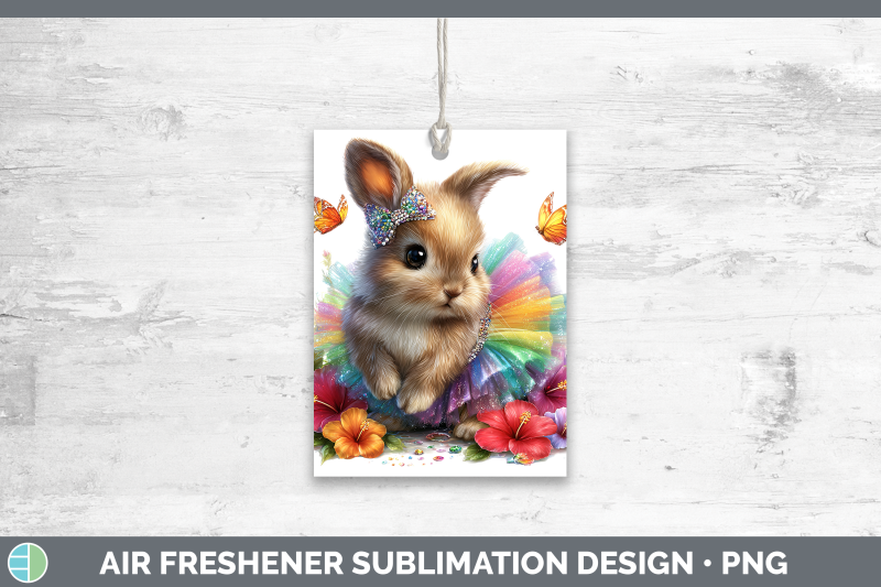 bunny-air-freshener-farm-rainbow-summer-sublimation-car-scen