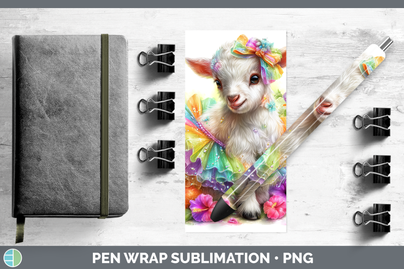 goat-pen-wrap-farm-rainbow-summer-sublimation-pen-designs