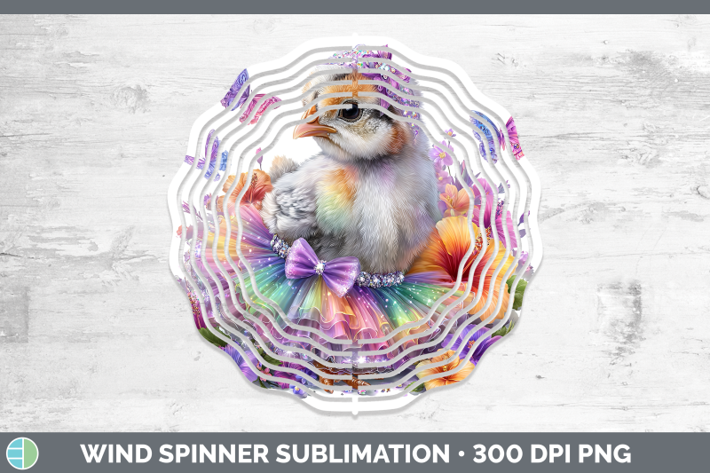 guinea-hen-wind-spinner-farm-rainbow-summer-sublimation-spin